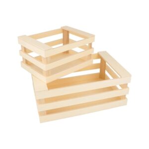 2 casiers en bois - Artemio