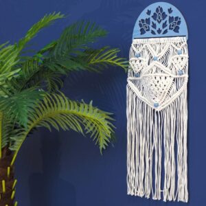 Support en bois 20x11 cm macramé - Artemio