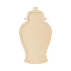 Silhouette vase en bois 17x30 cm - Artemio