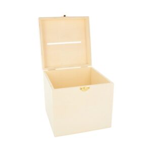 Urne cube 17x17x17 cm bois - Artemio