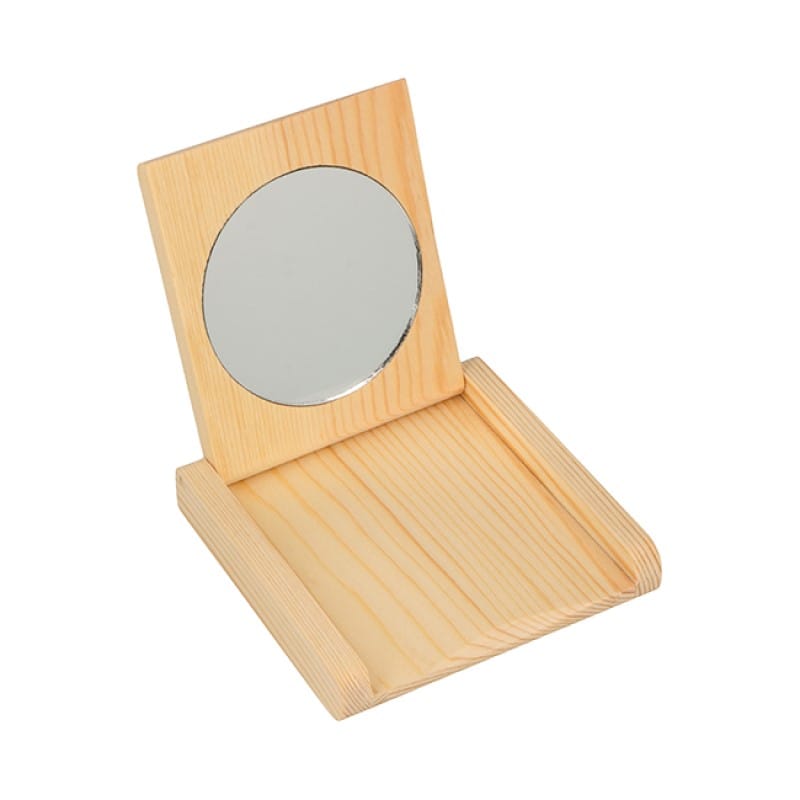 Miroir en bois 8x8 cm - Artemio