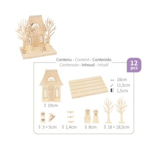 Kit décor Halloween en bois - Artemio