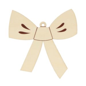 3 silhouettes noeud en bois - Artemio