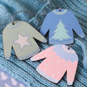 6 silhouettes Noël en bois - Artemio