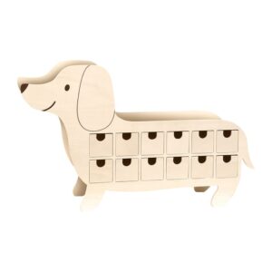 Calendrier de l'Avent chien 46,5x28,5x12,5 cm - Artemio