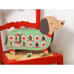 Calendrier de l'Avent chien 46,5x28,5x12,5 cm - Artemio