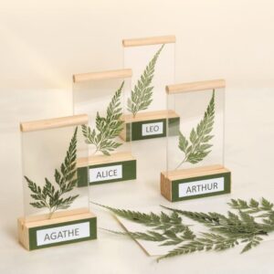 6 marque-places plexi6x10,5 cm - Artemio