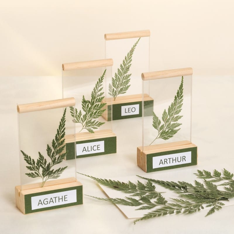 6 marque-places plexi6x10,5 cm - Artemio