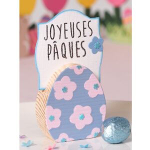 6 porte-noms en bois oeuf- Artemio
