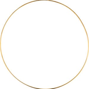 Cercle  doré 25  cm - métal - Artemio