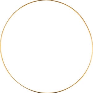 Cercle  doré 30  cm - métal - Artemio