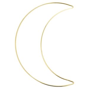 Lune dorée 17,5x25 cm en métal - Artemio