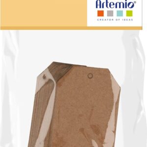 50 étiquettes kraft 4x6 cm - Artemio
