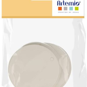 50 étiquettes blanches 4,5 cm - Artemio