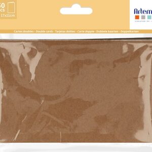 50 cartes  kraft 11x17 - Artemio