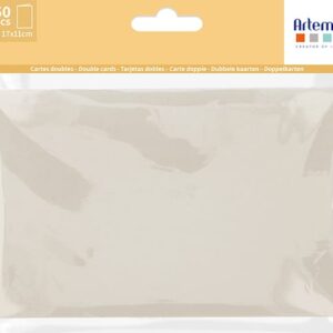 50 cartes  blanches 11x17 - Artemio