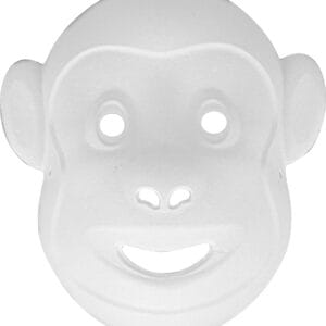 Masque carton singe 20,5x23 cm - Artemio
