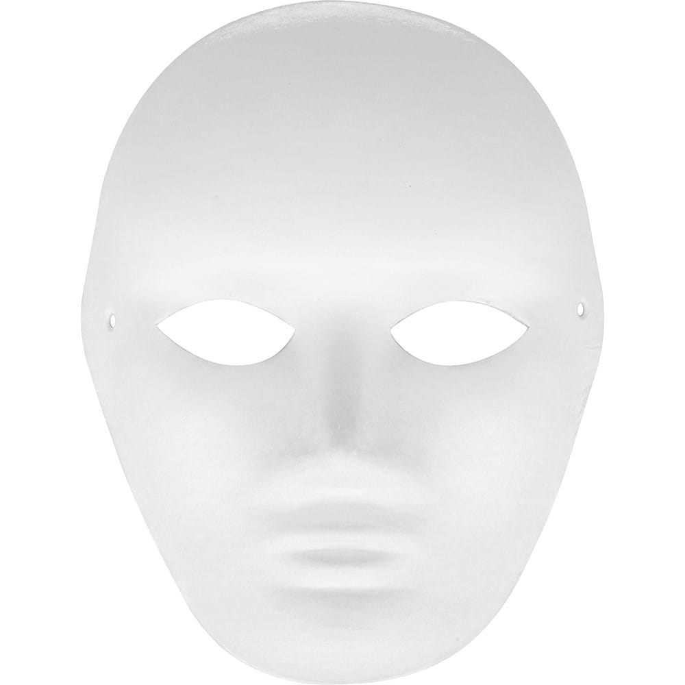  Masque carton visage 18x24 cm - Artemio