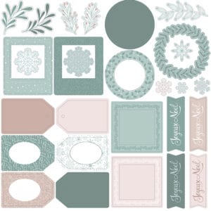 Die-cuts papier Let it snow - Artemio