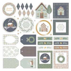 Die-cuts papier foil Home for Xmas - Artemio