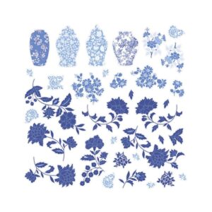 Die-cuts papier bleu - Artemio
