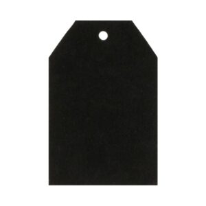30 étiquettes noires 4x6 cm - Artemio