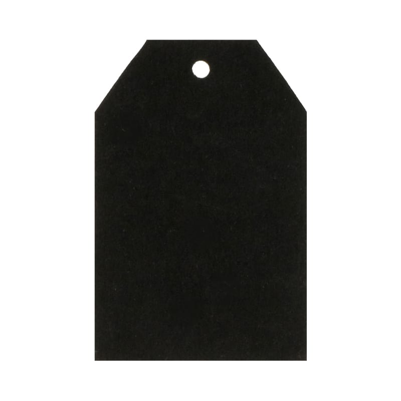 30 étiquettes noires 4x6 cm - Artemio