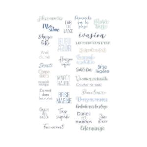 Die-cuts papier marée haute - Artemio