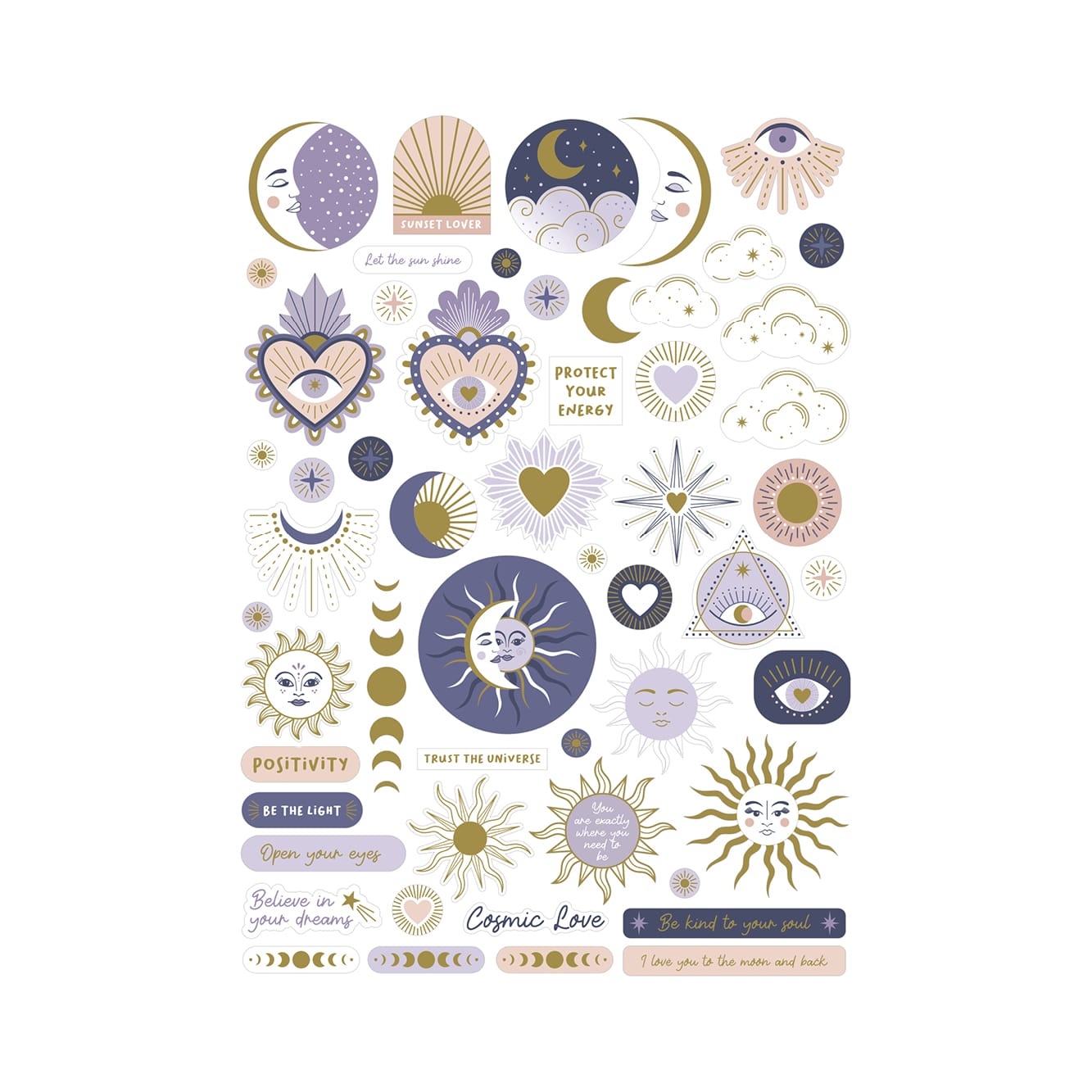 Die-cuts papier céleste - Artemio