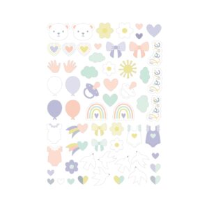 Die-cuts papier naissance - Artemio
