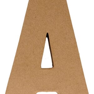 Lettre A papier mâché 15 cm - Artemio