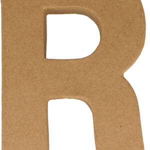 Lettre R papier mâché 15 cm - Artemio