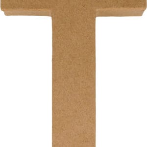 Lettre T papier mâché 15 cm - Artemio