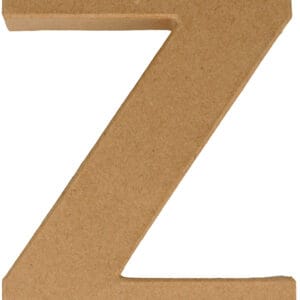 Lettre Z papier mâché 15 cm - Artemio