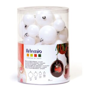39 boules incassables - plastique - Artemio