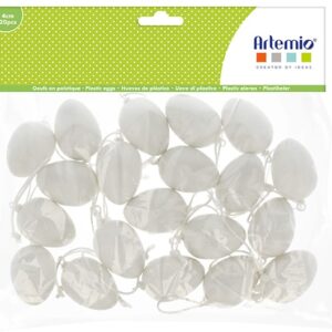 20 œufs 4 cm - plastique - Artemio