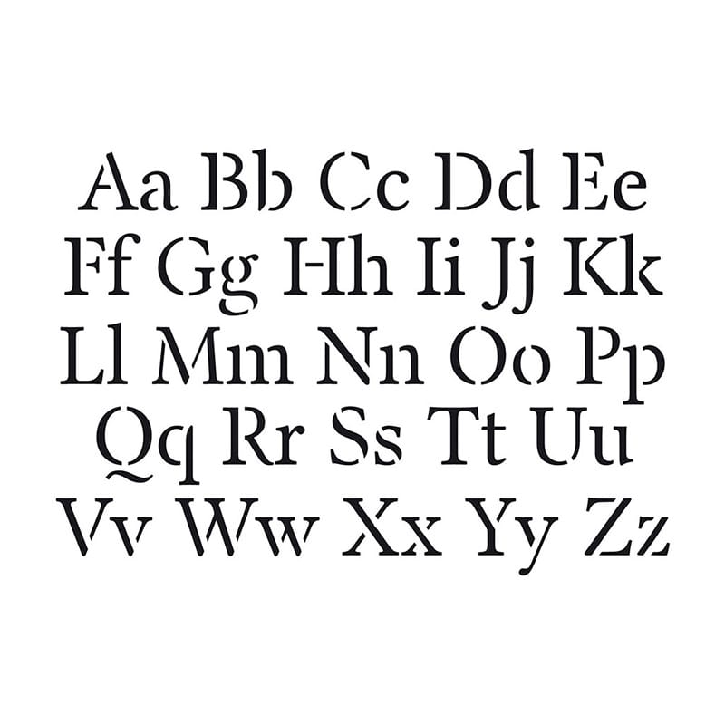 Pochoir alphabet 10x15 cm - Artemio
