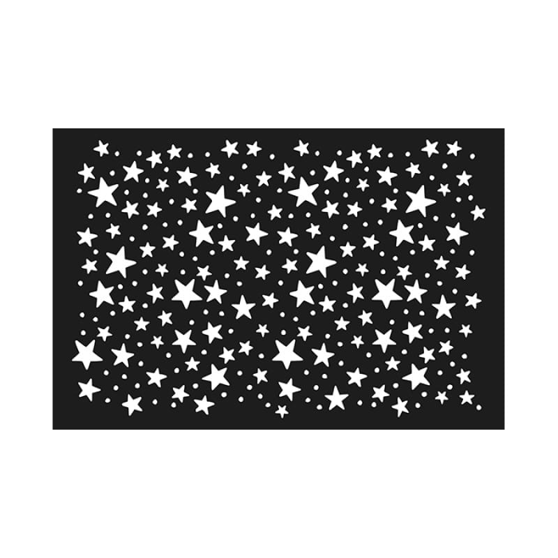 Pochoir étoiles 10x15 cm - Artemio