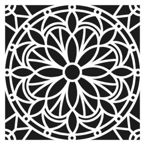 Pochoir mandala 30x30 cm - Artemio