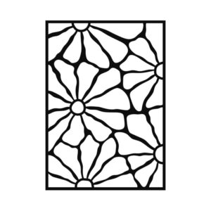 Pochoir fleur 21x29,7 cm - Artemio
