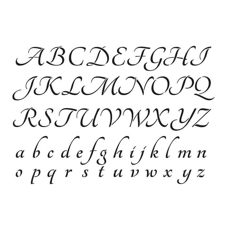 Pochoir alphabet 21x29,7 cm - Artemio