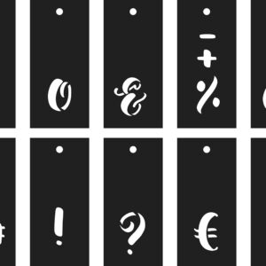 70 pochoirs alphabet - Artemio