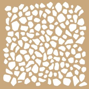 2 pochoirs kraft branches 20x20cm - Artemio