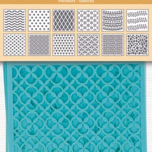 pochoirs fonds déco 9x9 cm - Artemio