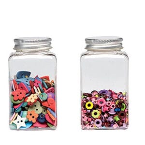 6 pots rangement 4.5x9 cm - plastique - Artemio