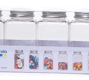 6 pots rangement 4.5x9 cm - plastique - Artemio