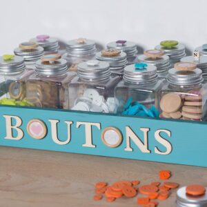 6 pots rangement 4.5x9 cm - plastique - Artemio