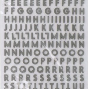 Small alphas stickers 3D - We R
