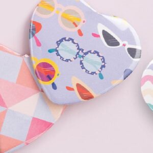 Kit 9 heart button - We R