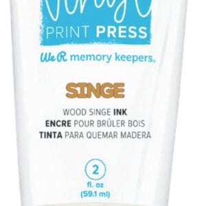 Screen print ink wood singe - We R